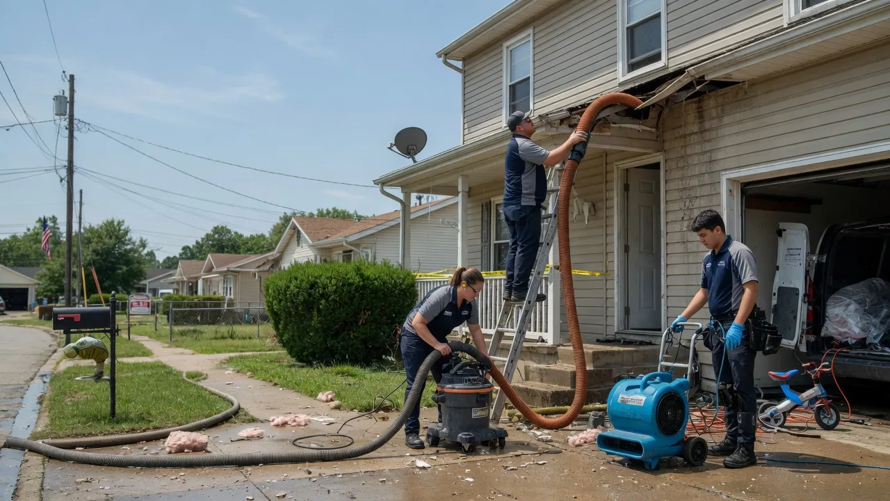 Water Damage Restoration in Morris, IL near me